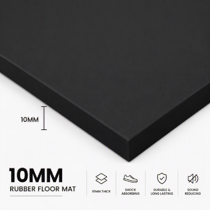 10mm Multiple Colors Rubber Floor Mat, 4ft x 6ft