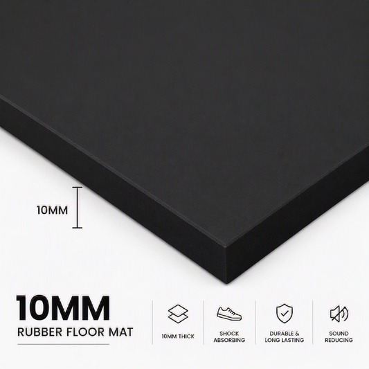 10mm Multiple Colors Rubber Floor Mat, 4ft x 6ft