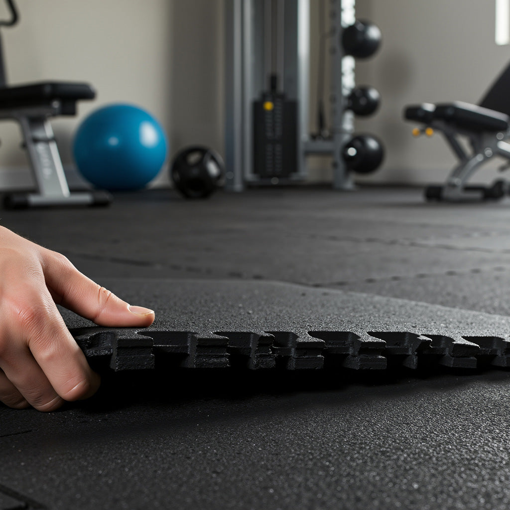 3ft x 3ft x 10mm Puzzle Rubber Mats