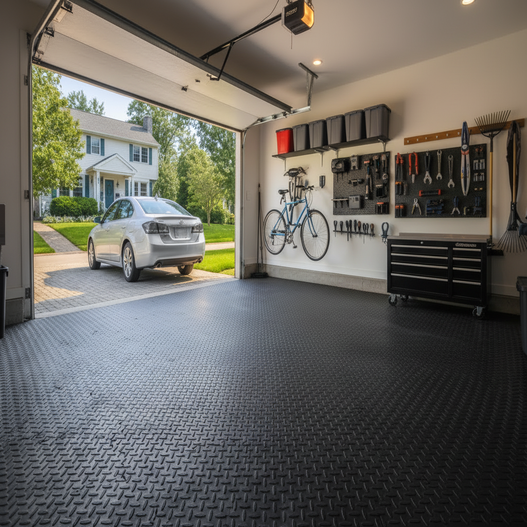 6mm Multiple Colors Rubber Floor Mat, 4ft x 6ft
