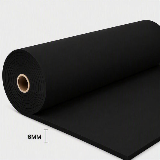 6mm Rubber Flooring Rolls 4 ft x 25 ft