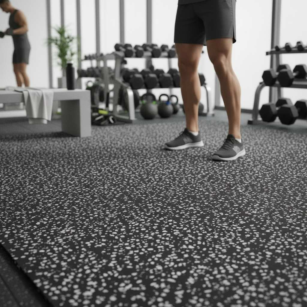 6mm Multiple Colors Rubber Floor Mat, 4ft x 6ft