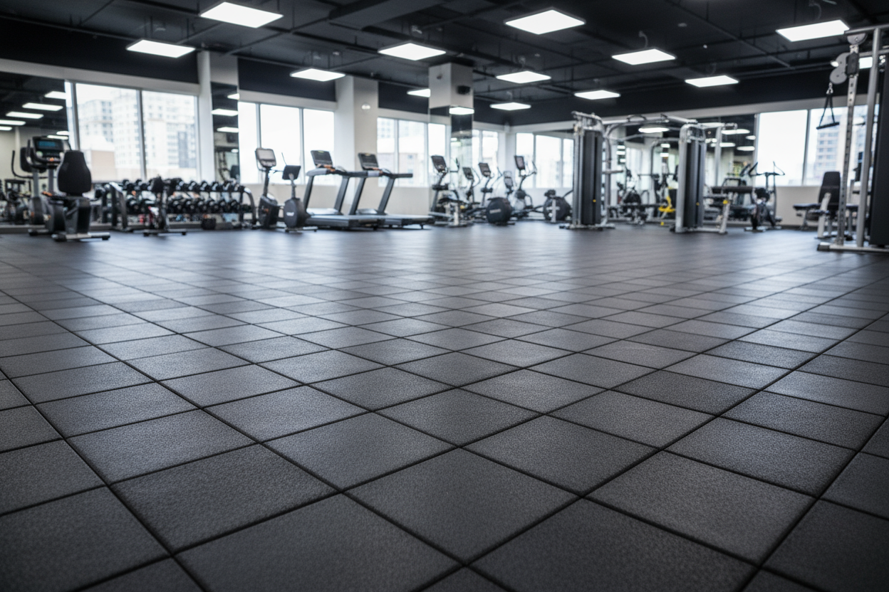 mats floor at the gym